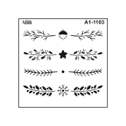 Afilli Stencil A1-1103 Kış Bahçesi Thumb 1
