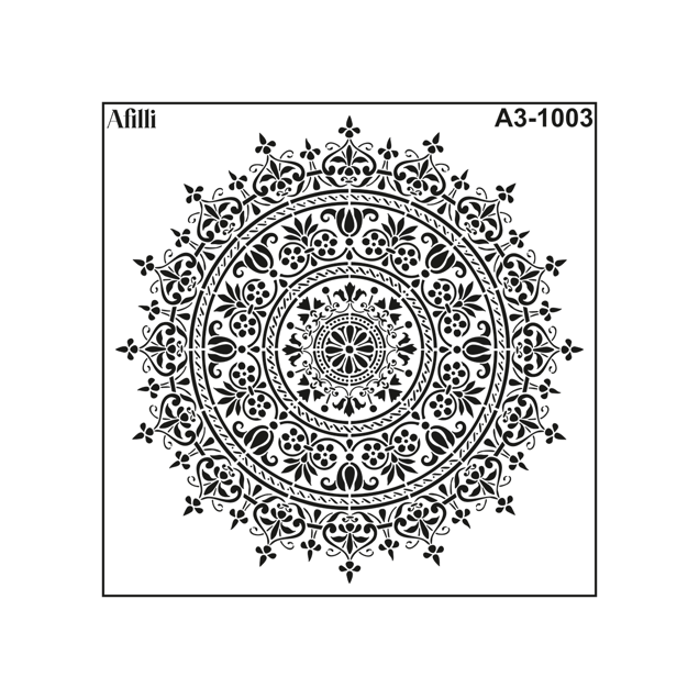 Afilli Stencil A3-1003 Damask-4 Hero