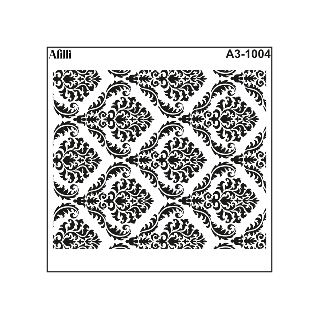 Afilli Stencil 1004 Damask-5 Hero