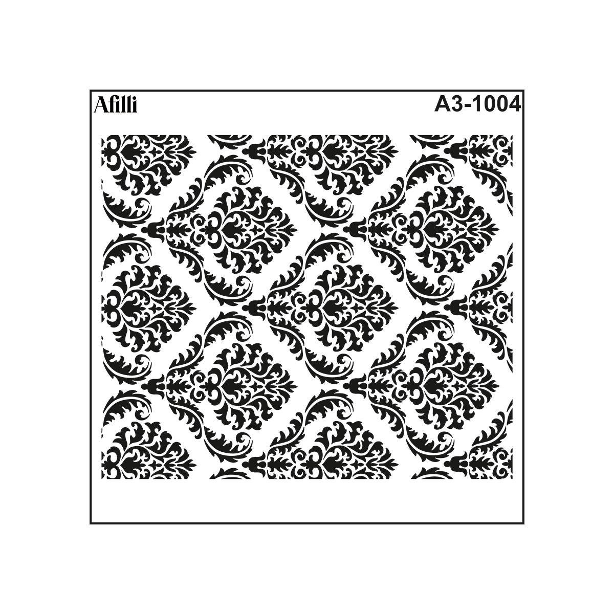 Afilli Stencil 1004 Damask-5 Hero