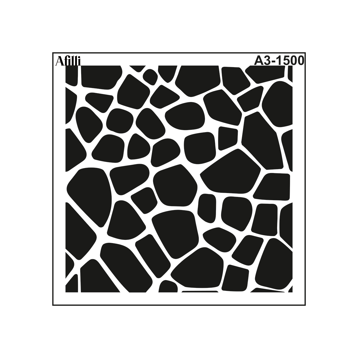 Afilli Stencil A3-1500 Taş Duvar Thumb 1