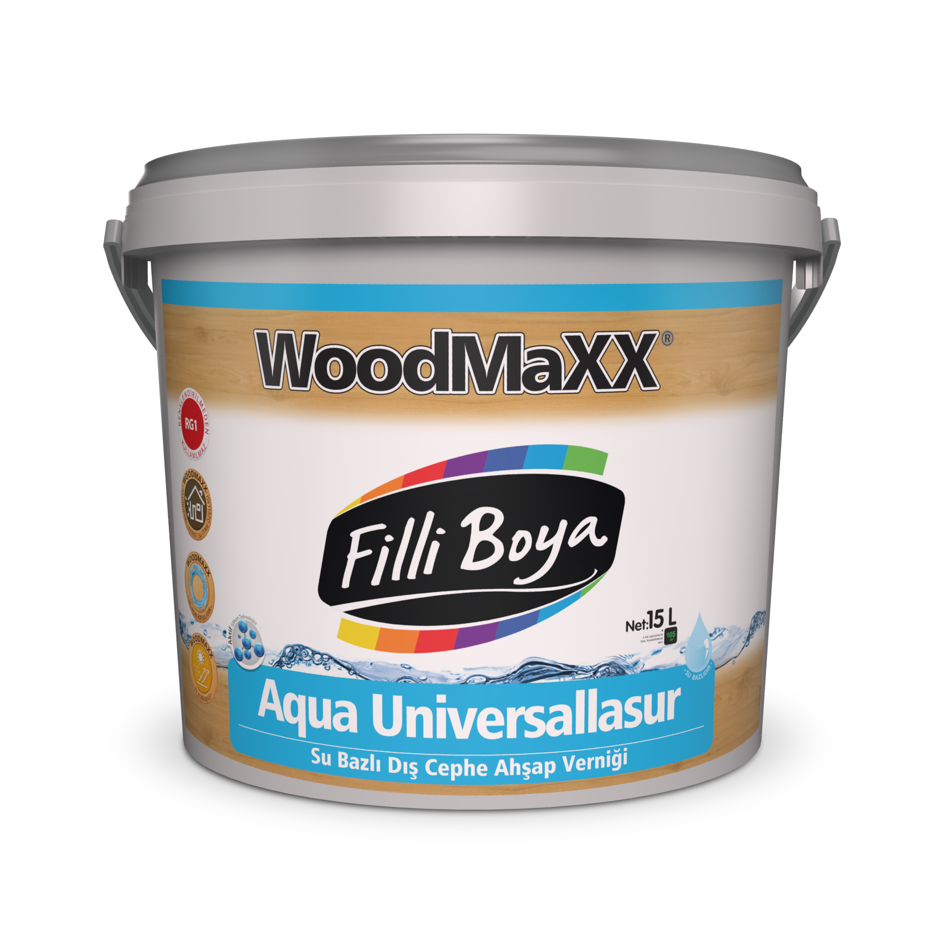 WoodMaXX® Aqua Universallasur – Su Bazlı Dış Cephe Ahşap Verniği Hero