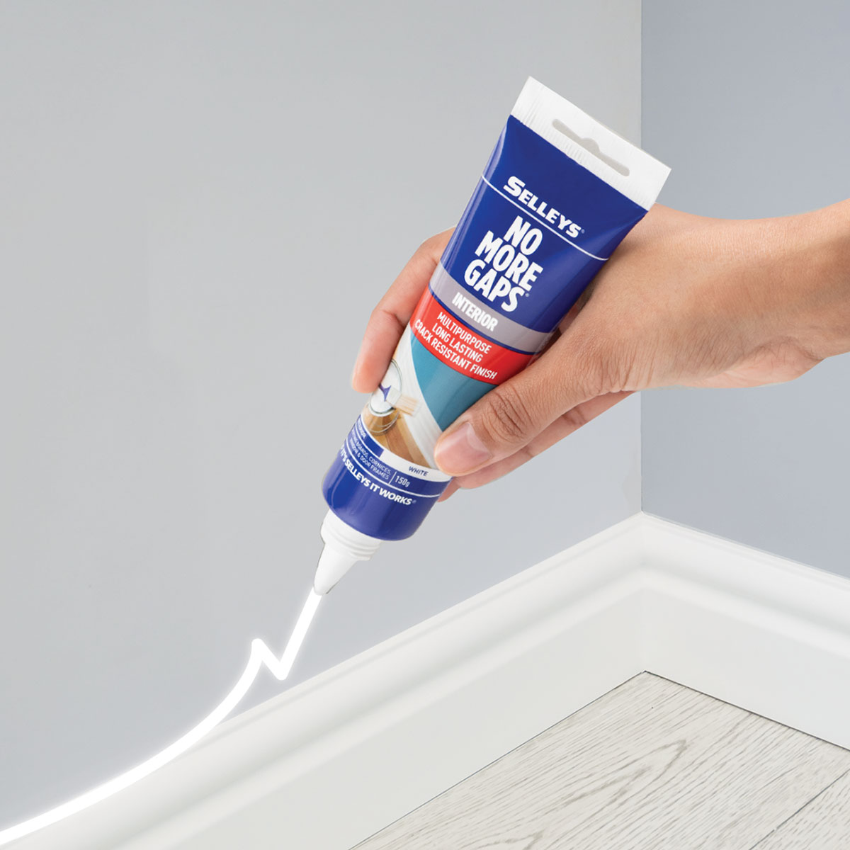 Selleys No More Gaps Interior Multipurpose - Beyaz Esnek Dolgu Macunu Banner 2